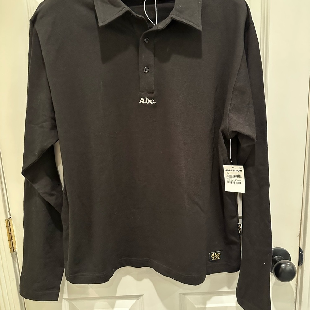 Men's Black Long Sleeve Shirt